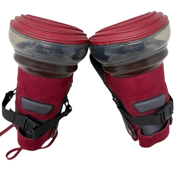 Nike Air Max 720 Saturn Black Team Red Thunder Gray Leather Sneakers Size 7.5 - Picture 13 of 16